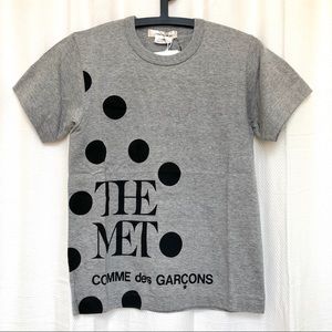 COMME DES GARCON x The MET T-Shirt Grey NWT